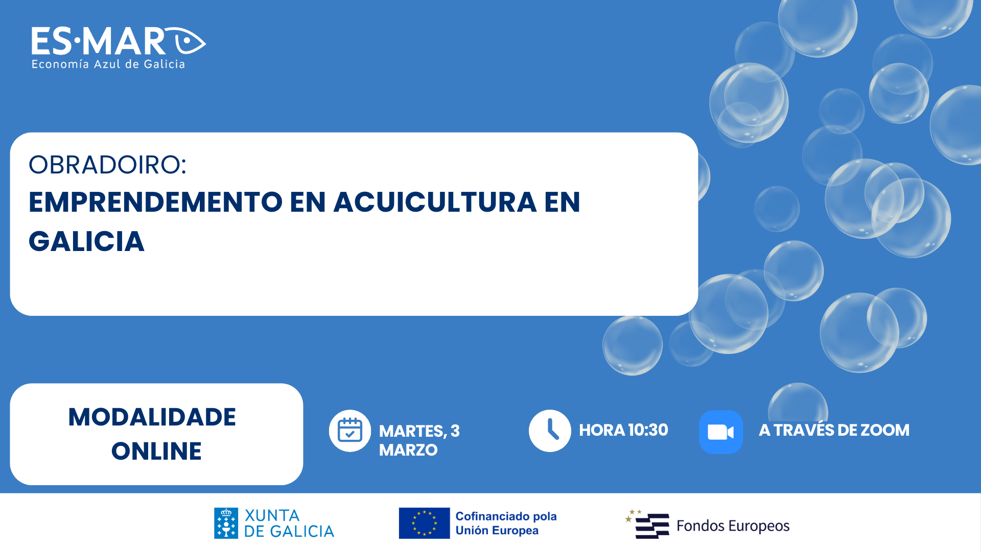 Emprendemento en acuicultura en Galicia