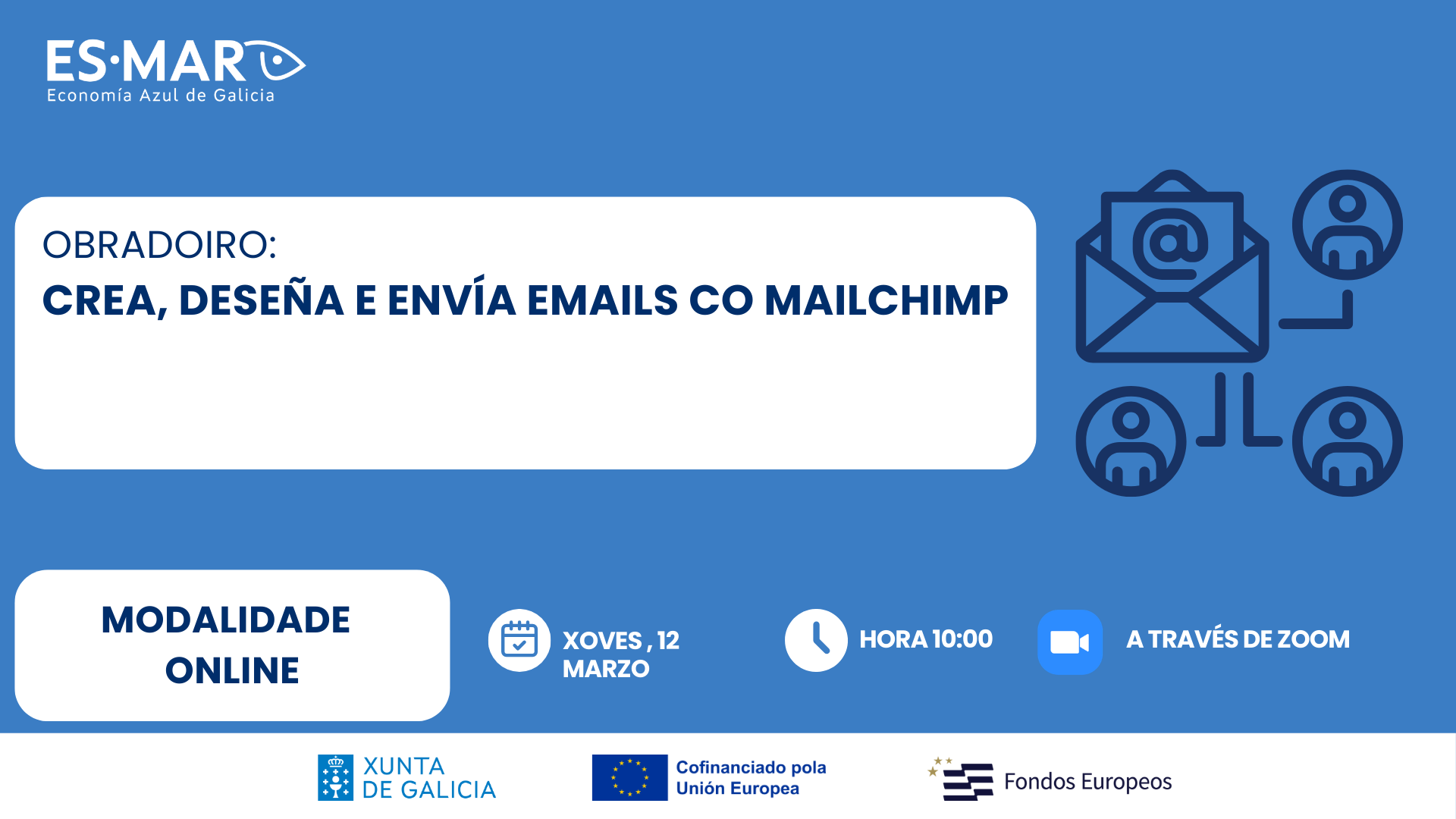 Crea, deseña e envía emails co mailchimp